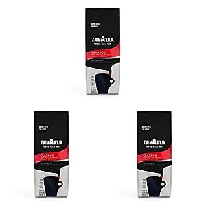 Lavazza Classico Ground Coffee Blend, Medium Roast, 12 Oz (Pack of 3)