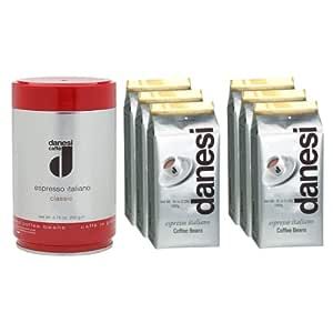 Danesi Caffe Whole Roasted Coffee Beans for Espresso - Classic (8.75oz) and Gold (13.2lb)