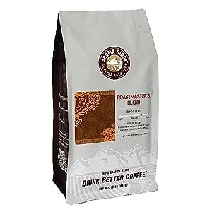 Aroma Ridge, RoastMasters Blend SWP Decaf Coffee, 1 lb Whole Bean