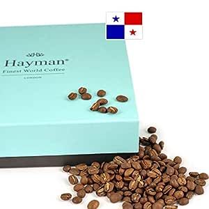 Hayman Coffee, 100% Panama Geisha Coffee Beans, Whole Bean Coffee Medium Roast, Fresh Coffee Beans, 24oz/680g Box (Pack of 1) | Panama Coffee, Gesha Coffee