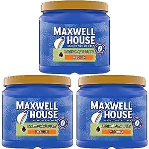 Maxwell House The Original Roast Decaf Medium Roast Ground Coffee (29.3 oz Canister) (Pack of 3)