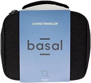 Basal Coffee Traveller Kit for AeroPress/Drip/v60/Kalita/Pour Over Equipment (Black)